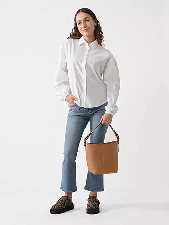 LAUREN RALPH LAUREN | Sac en cuir - Sac seau WITLEY | beige